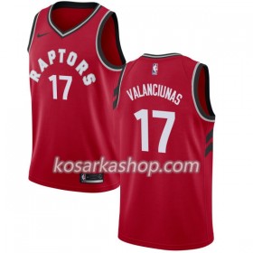 Dres Toronto Raptors Jonas Valanciunas 17 Nike 2017-18 Crvena Swingman